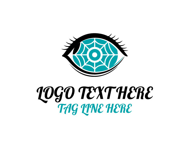 Spider Web Eye Logo
