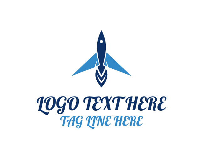 Rocket Wing Fusion Logo