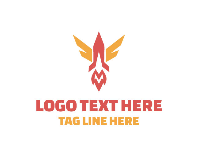 Rocket Wing Vector Logo