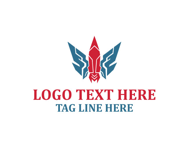Titan Tech Rocket Wings Logo