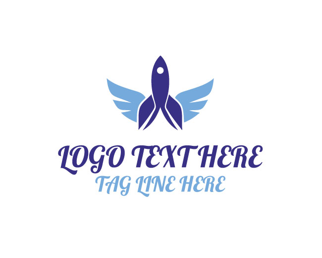  Sky Tech Rocket Wings Logo