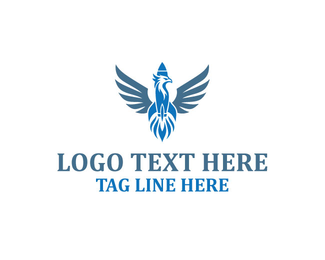 Smart Launch Rocket Wings Logo