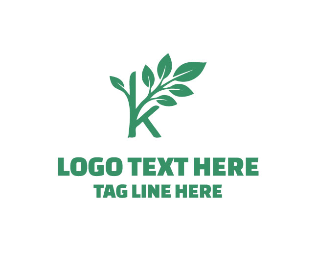 Evergreen K Leaf Logo