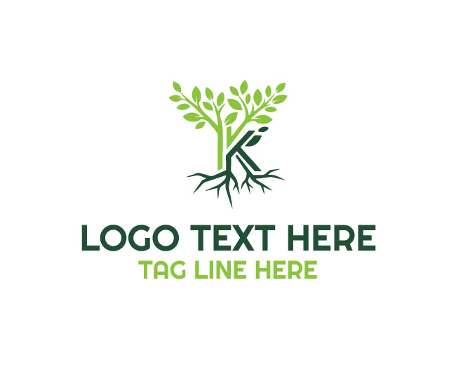 Harmony K Leaf Logo