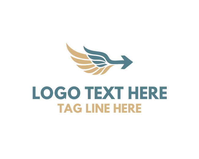 Aero Swift Arrow Wings Logo