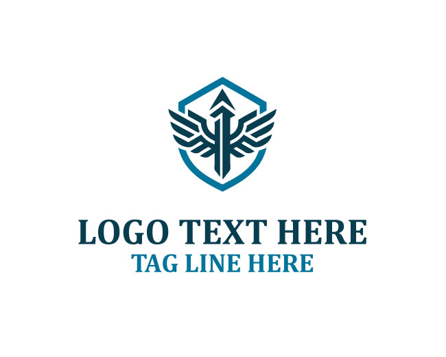 Sky Path Arrow Wings Logo