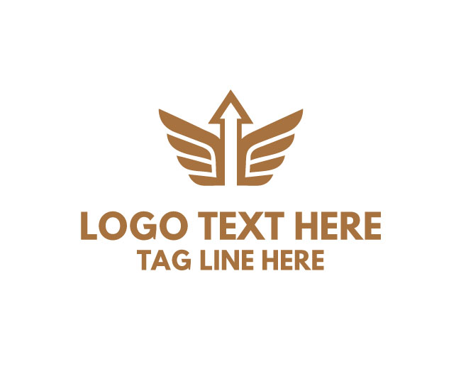 Wing Path Arrow Logo