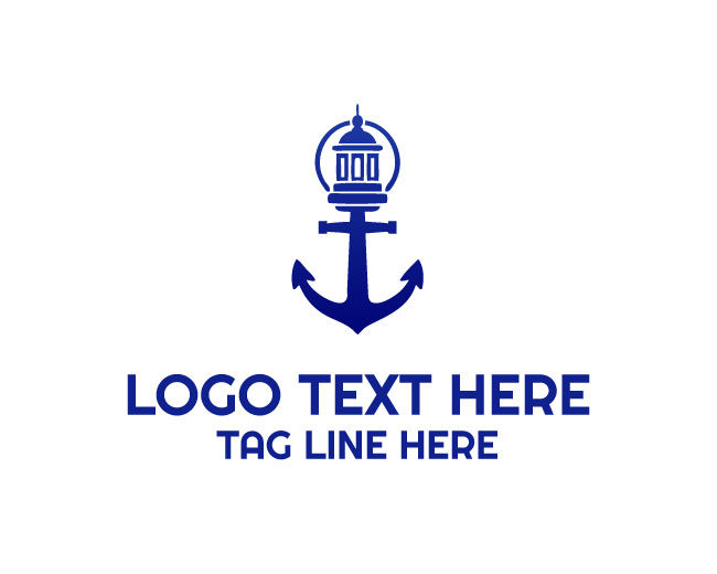 Anchor Lighthouse Logo