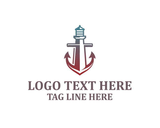 Smart Anchor Lighthouse Logo