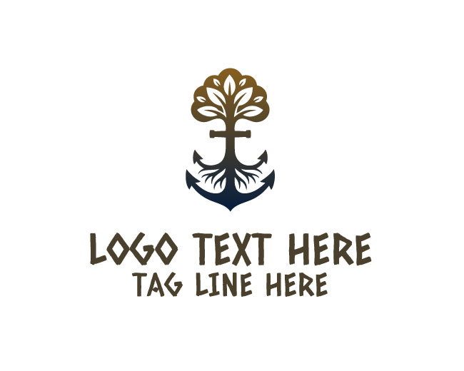  Anchor Root Crown Logo