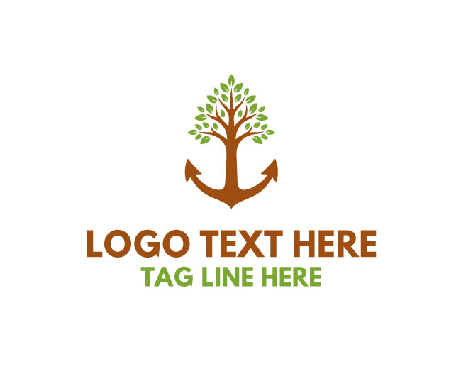 Anchor Cedar Tree Logo