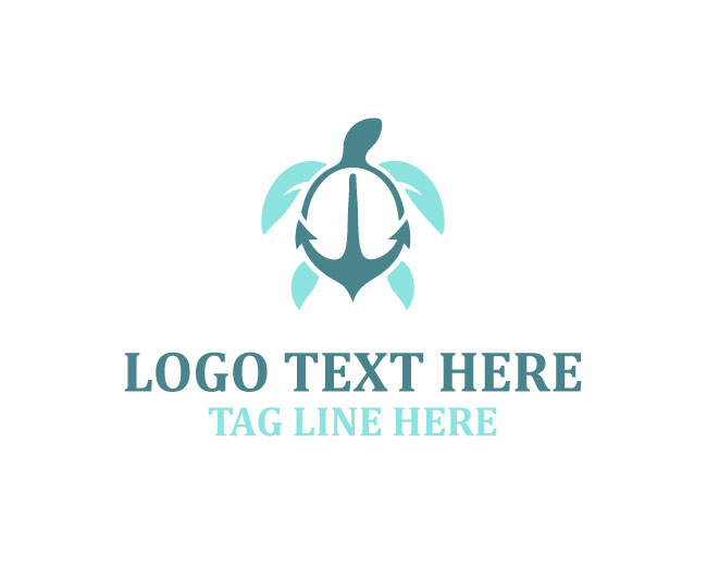 Anchor Voyage Turtle Logo