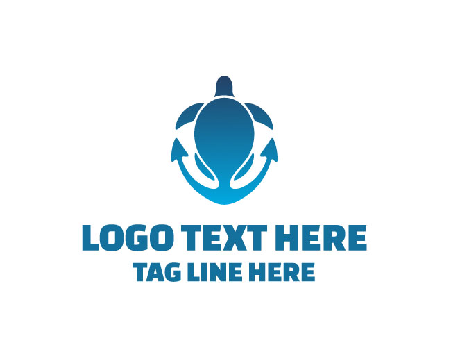 Anchor Reef Turtle Logo