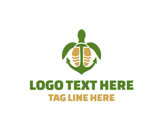 Signature Anchor Turtle Logo