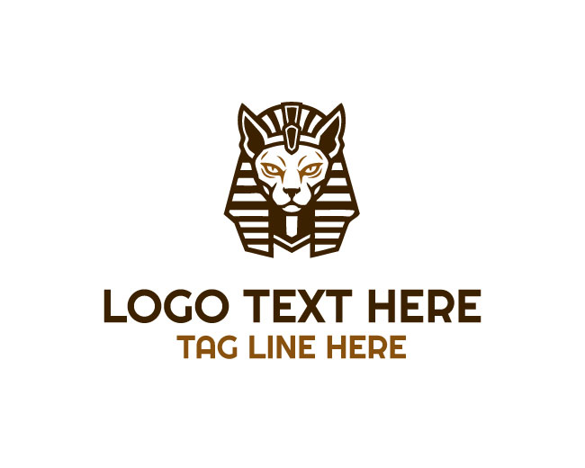 Battle Pharaoh Cat Logo