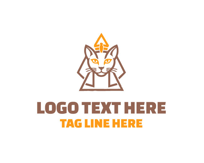  Elite Royal Pharaoh Cat Logo