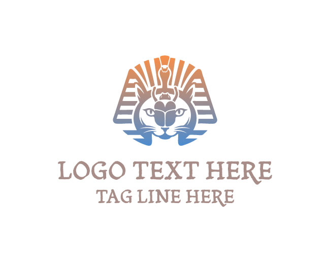  Titan Pharaoh Cat Logo