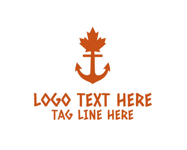 Contemporary Canadian Anchor Logo