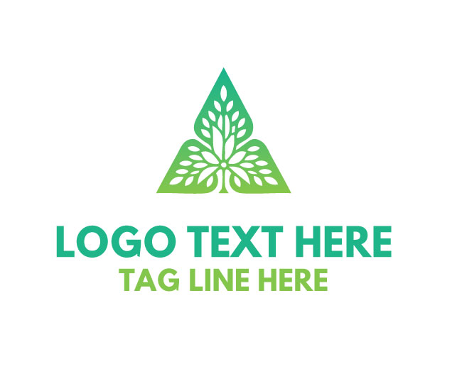 Eco Harmony Triangle Logo