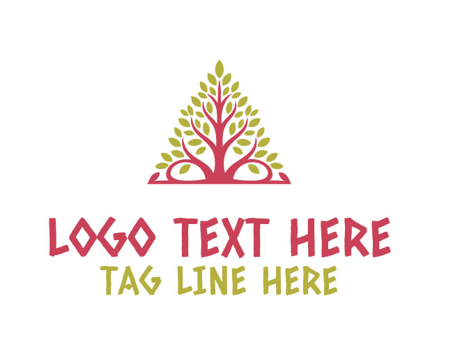 Botanical Triangle Logo