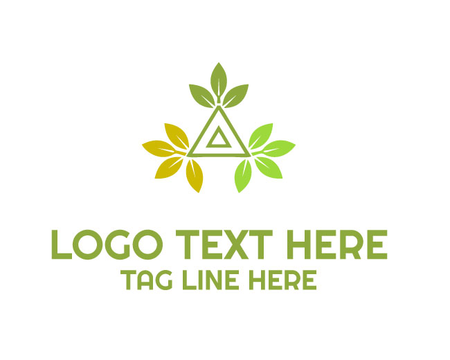 Green Path Triangle Logo