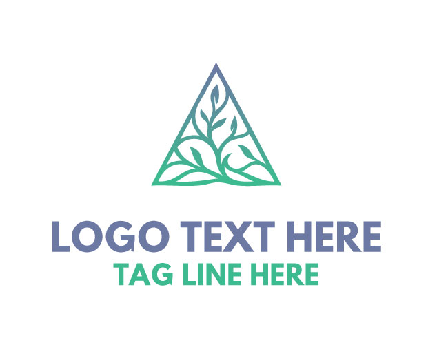 Nature Crest Triangle Logo