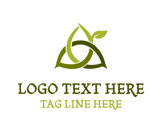 Green Future Triangle Logo