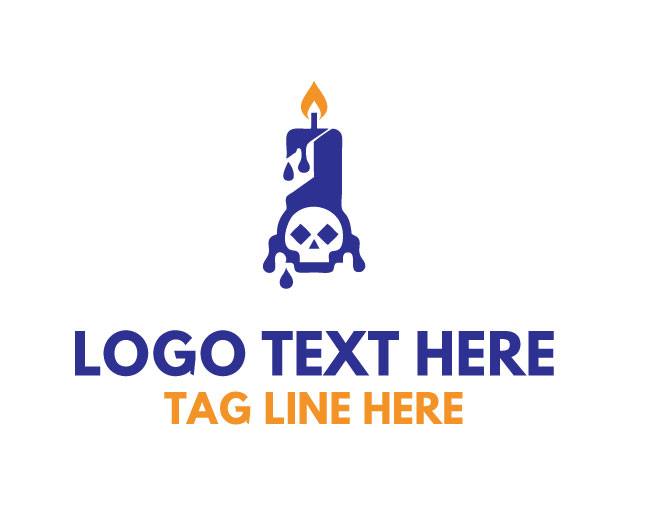 Phantom Skull Candle Logo