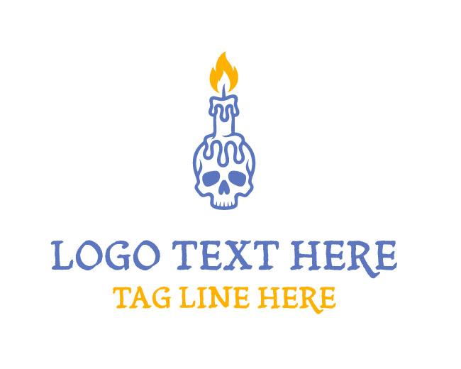  Obsidian Skull Candle Logo