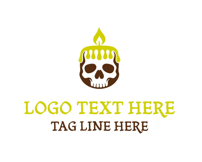 Neo Skull Candle Logo