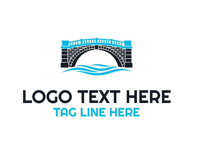 Classic Arch Bridge Logo