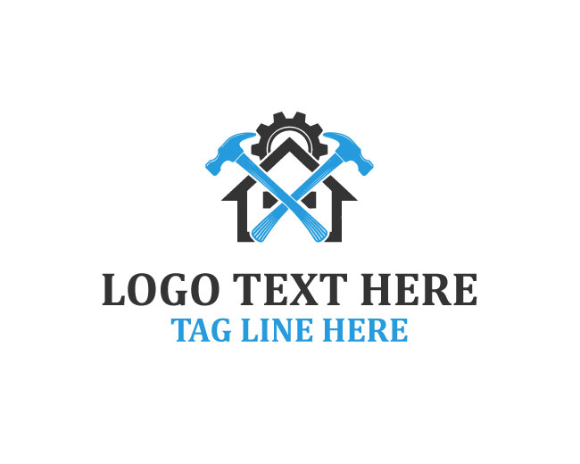  Timber House Carpenter Logo