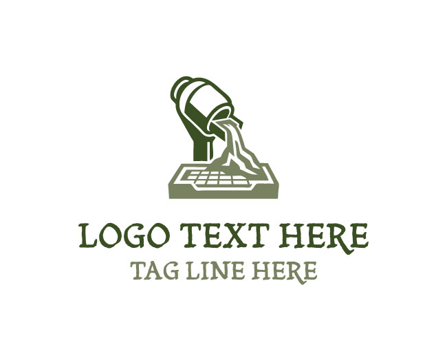  Concrete Mixer Pour Logo