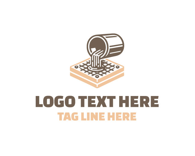 Fresh Concrete Flow Logo
