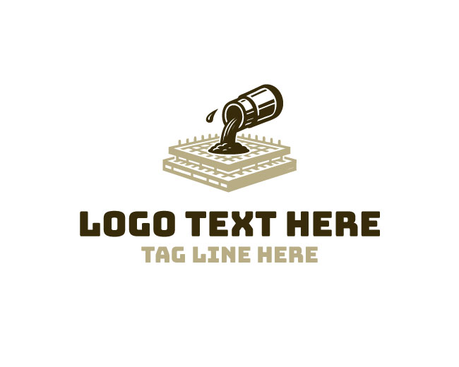 Solid Slab Concrete Logo