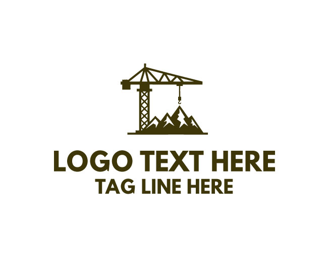 Crane Construction Logo