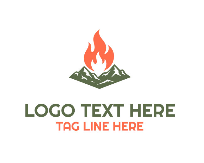 Evergreen Flame Peak Logo