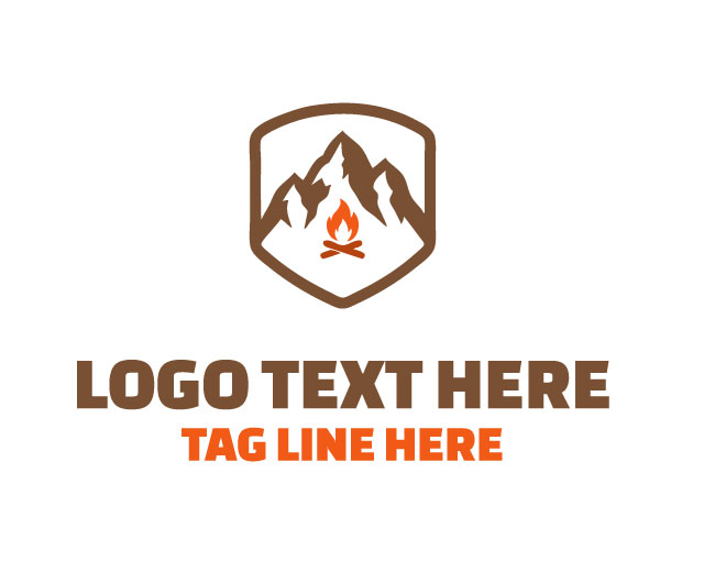 Wilderness Mountain Fire Logo