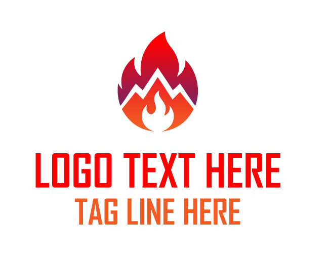 Rugged Mountain Fire Logo