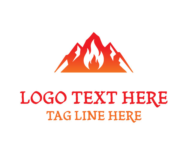 Adventure Mountain Fire Logo