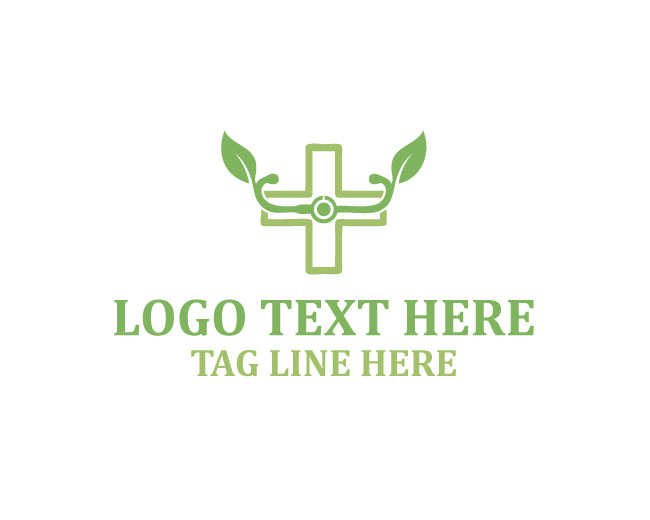 Eco Health Clinic Stethoscope Logo