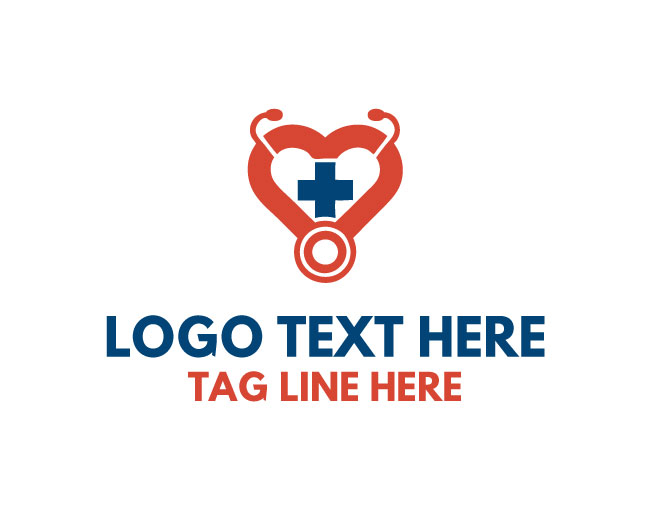 Heart Stethoscope Logo