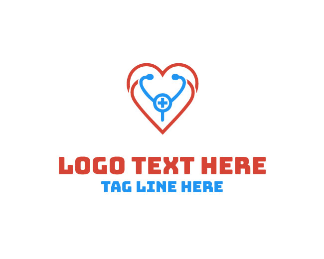 Heart Health Stethoscope Logo