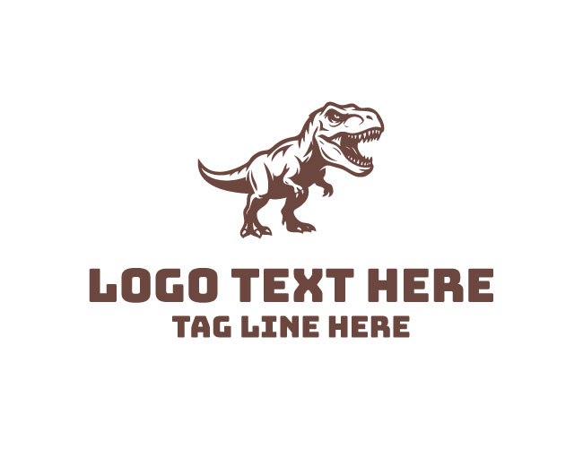 Legendary Dinosaur Rex Logo