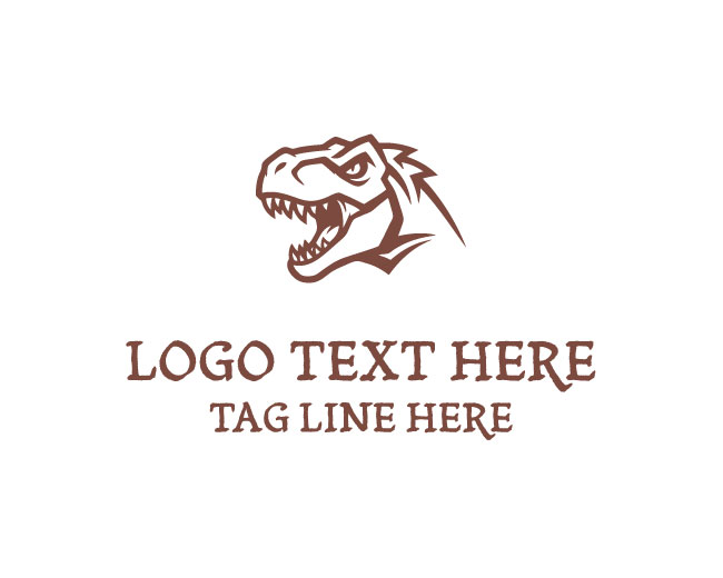Savage Dinosaur Rex Logo