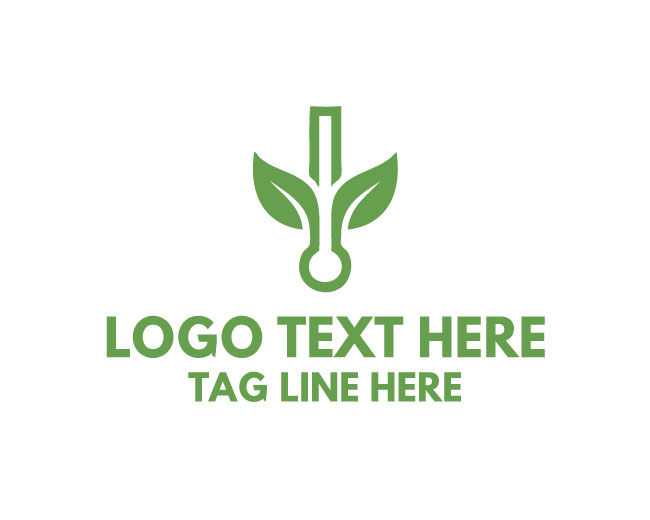  Modern Clinical Thermometer Logo