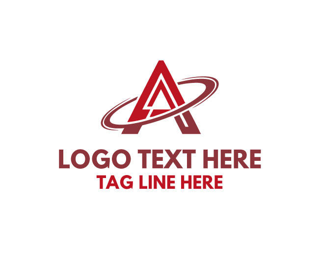 Orbit Letter A Logo