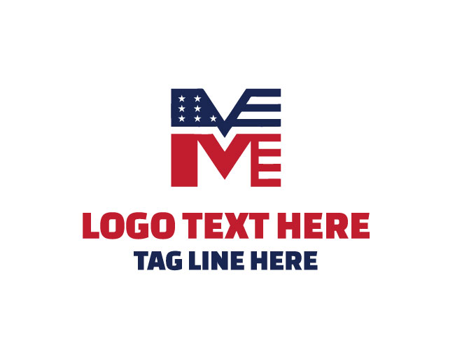 USA Patriotic M Logo