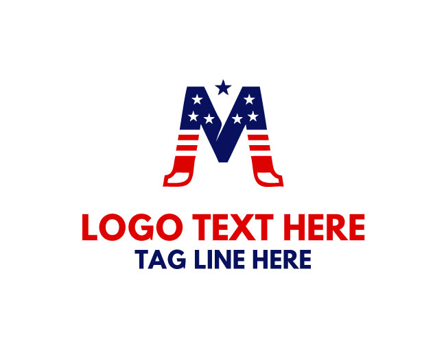 USA Letter M Logo