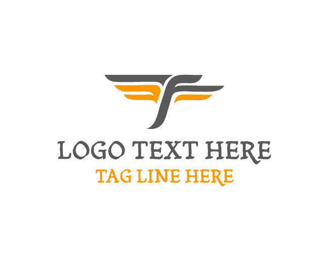 Falcon Winged Letter T Logo